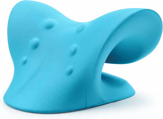 Essence - AlignEasy Pillow | Neck & Shoulder Relaxer for Daily Use | Blue - Essence