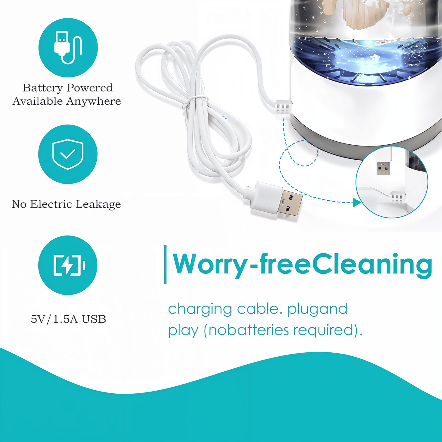 Essence BrushWhiz Electric Makeup Brush Cleaner - Essence