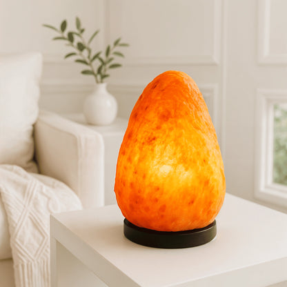 Essence – Ember Glow | Hand Carved Rock Crystal Lamp – Natural