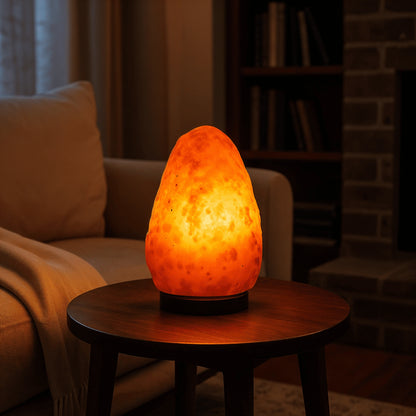 Essence – Ember Glow | Hand Carved Rock Crystal Lamp – Natural