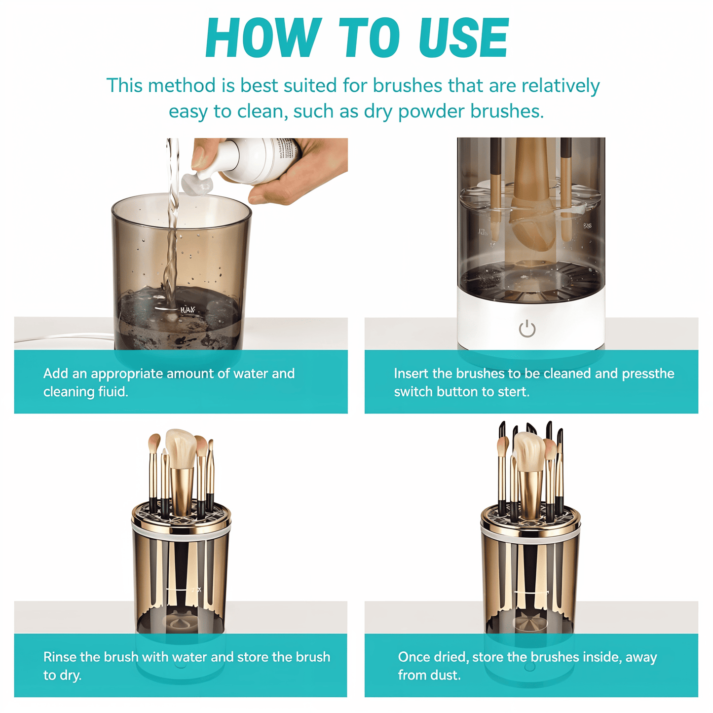 Essence BrushWhiz Electric Makeup Brush Cleaner