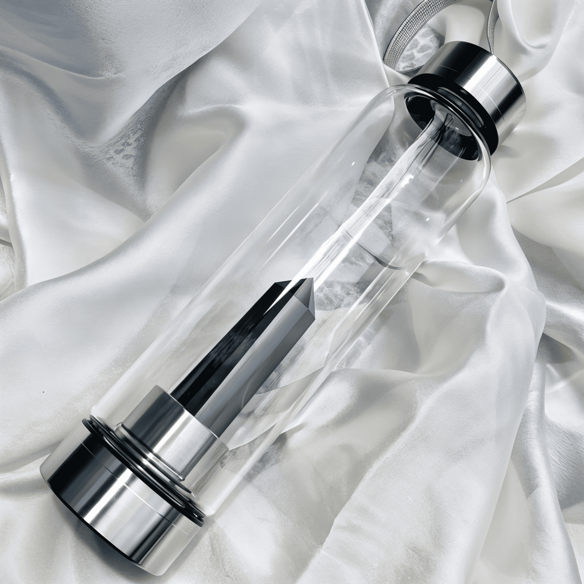 Essence - NoirWell Crystal Water Bottle | Obsidian-Infused for Mindful Hydration - Essence