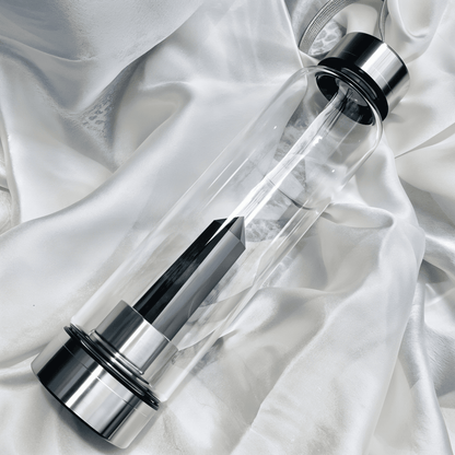 Essence - NoirWell Crystal Water Bottle | Obsidian-Infused for Mindful Hydration - Essence