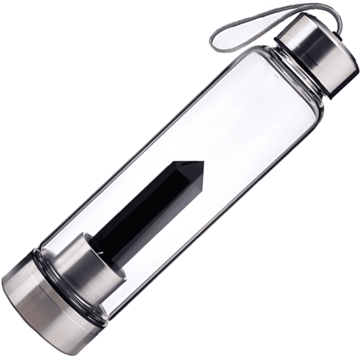 Essence - NoirWell Crystal Water Bottle | Obsidian-Infused for Mindful Hydration - Essence
